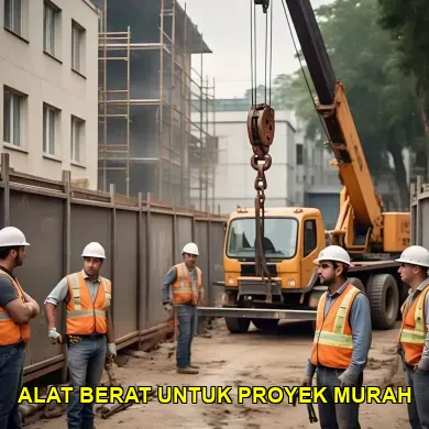 alat berat untuk proyek murah